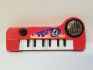 Vintage 1996 Micro Jammers Red Keyboard -