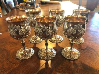 Reed & Barton King Francis Water Goblets - Set Of 6