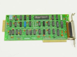 Ibm 6181682 37 - Pin Floppy Drive Controller Card 8 - Bit Isa - Vintage 5.  25 " Edge