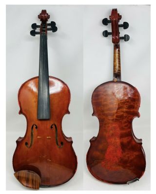 Antique Violin By S.  Campbell Seattle Wa Dated 1930 No.  9 4/4
