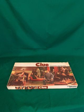 Parker Brothers Clue Board Game Classic 100 Complete Vintage 1972 4