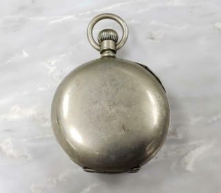 Antique 1857 Waltham William Ellery Key Wind Pocket Watch 18s 11j 5 - H1193 2