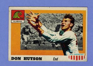 1955 Topps Football Set Break All American 97 Don Hutson Alabama 5461