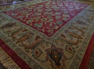 Large John Lewis Persiian Wool Rug By Oriental Weavers Egyptian Agra Floral