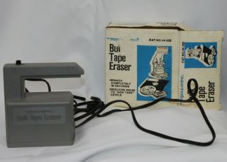 Vtg Realistic Bulk Tape Eraser 8 Tracks Cassettes Reel Tape Floppy Discs