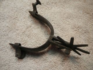 Vintage Western Cowboy Single Spur From The Flattops In Colorado