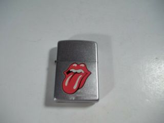 Vintage 2005 Zippo Rolling Stones Logo Lighter