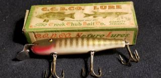 Vintage Creek Chub 700 Pikie Minnow With Correctly Labled Box 9 - 27 - 20 Xlint