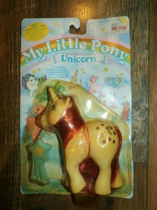 Vintage 1983 Hasbro My Little Pony Moondancer In Package Opened