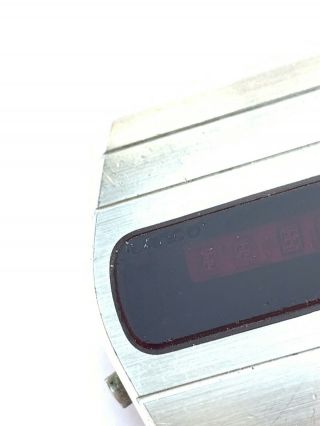 Reloj Vintage LANCO LED QUARTZ rojo No FUNCIONA 2