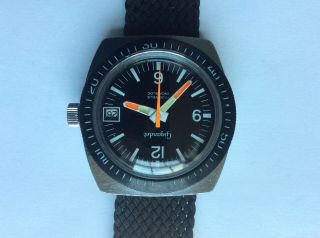 Vintage Retro Gigandet Divers Style Calendar Watch With St 96 Movement Gwo