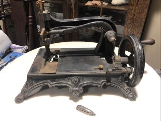 Antique Sewing Machine Hand Crank Cast Iron