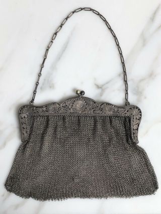 Vintage Sterling Mesh Purse ‘Made for Tiffany & Co.  ’ 2