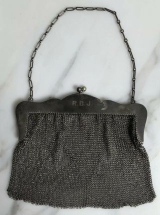 Vintage Sterling Mesh Purse ‘Made for Tiffany & Co.  ’ 4