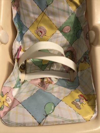 Vintage Cabbage Patch Kid Doll Rocker Carrier Car Seat 1983 Collectible 80s Toys 3