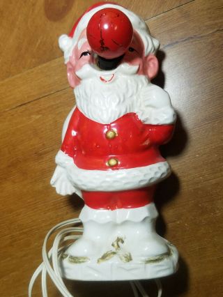 Vintage Sana Claus with Light Up Nose,  Kreiss? 2