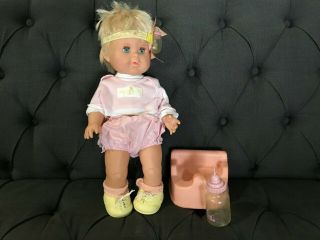 Ideal Nursery Betsy Wetsy Potty Training Baby Doll With Outfit Headband 1989 Toy