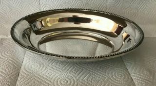 Antique Watson Co Sterling Silver Oval Serving Dish Bowl