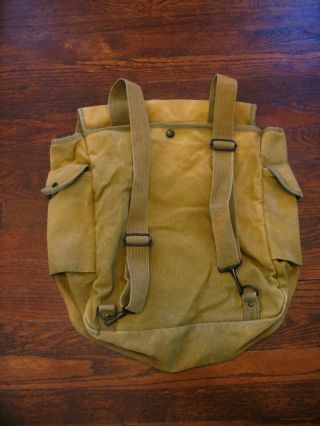 Vintage Army Backpack Rucksack