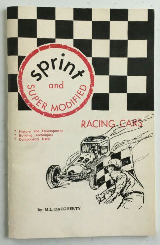 Sprint And Modified Racing Cars By M.  L.  Daugherty,  1971,  Vintage