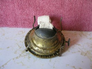 Antique Vintage Brass Eagle Kerosene Oil Lamp Burner 3 " Diatemer