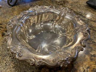 Meriden Britannia Company Antique Vintage Silver Plated Bowl 122 Years Old