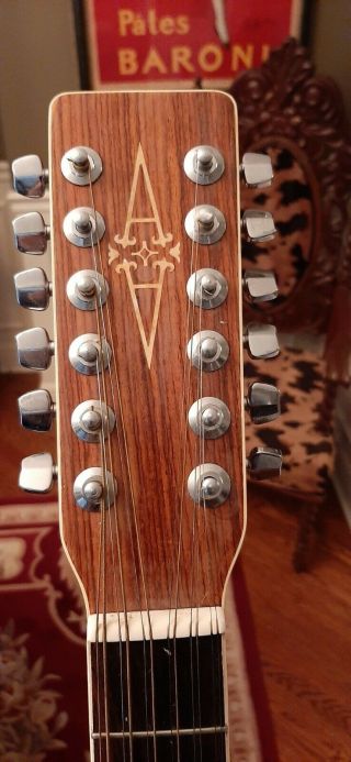 Vintage ALVAREZ Model 5054 12 String Acoustic Guitar Made In Japan 3