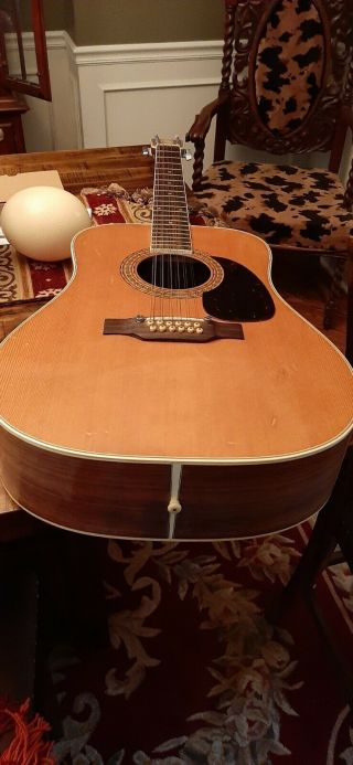 Vintage ALVAREZ Model 5054 12 String Acoustic Guitar Made In Japan 5