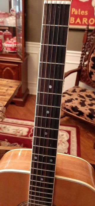 Vintage ALVAREZ Model 5054 12 String Acoustic Guitar Made In Japan 6