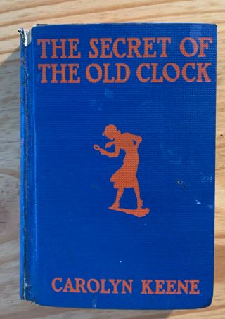 Vintage Nancy Drew,  Secret Of The Old Clock,  Blue Hard Cover