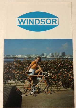 Vintage Windsor Bicycle Cycling Bike Dealer Color Brochure