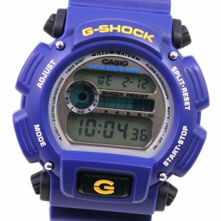Casio Dw - 9052 G - Shock G Shock Watches Blue/yellow Stainless Steel/rubber M.