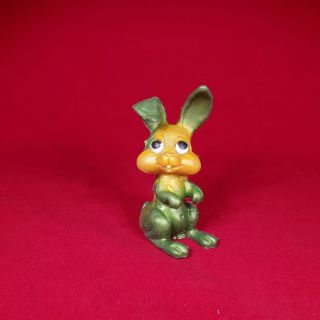 1968 Oily Jiggler Russ Berrie & Co Easter Bunny Rabbit Vintage Antique Toy