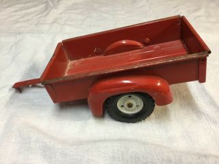 Vintage 1959 Tru - Scale Utility Trailer Farm Toy