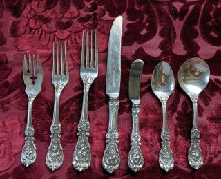 Reed and Barton Francis the 1st Sterling Silver 7 Piece Place Setting 2