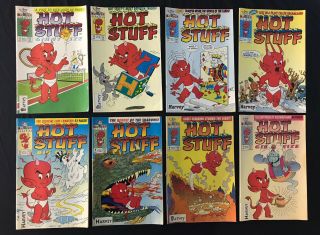8 Hot Stuff Harvey Comics Comic Books Vintage Devil Cute