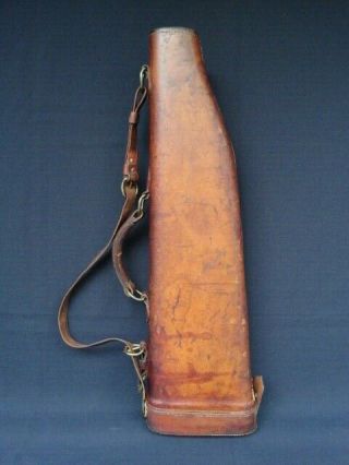 Antique German Mauser C96 Broomhandle Leather Carry Case Leg of Mutton 2