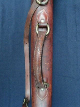 Antique German Mauser C96 Broomhandle Leather Carry Case Leg of Mutton 3