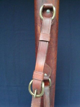 Antique German Mauser C96 Broomhandle Leather Carry Case Leg of Mutton 5