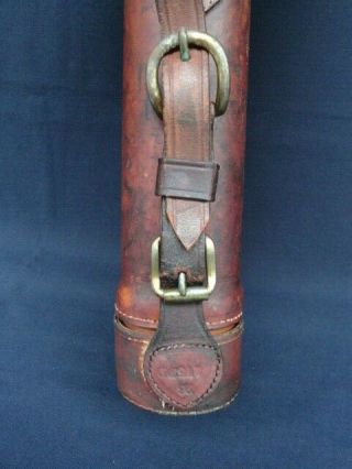 Antique German Mauser C96 Broomhandle Leather Carry Case Leg of Mutton 6