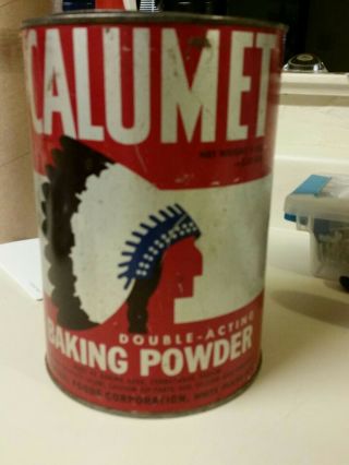 Vintage Calumet Baking Powder 5lb Can