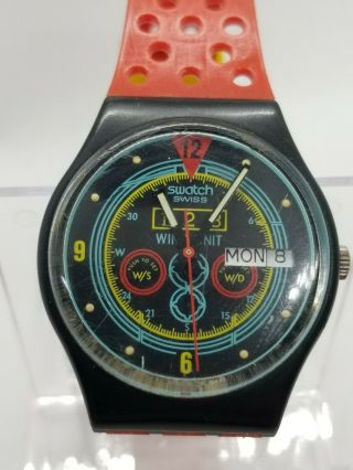 Vintage 1987 Classic Swatch Watch Navigator Gb707