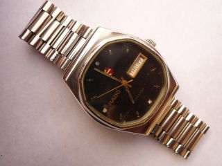 Rado Voyager Automatic Day - Date Swiss Vintage Men ' s Wristwatch 2