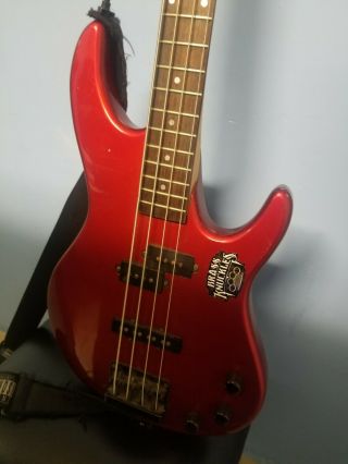 Vintage Ibanez TR 4 - String Electric Bass Guitar MIK Red 3