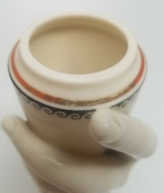Antique Royal Worcester Parian Ware Porcelain MRS HADLEY ' S Hand Vase with Urn 5