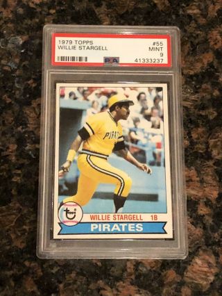 1979 Topps Willie Stargell Pittsburgh Pirates 55 Baseball Card Psa 9