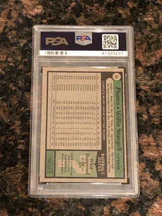 1979 Topps Willie Stargell Pittsburgh Pirates 55 Baseball Card PSA 9 2