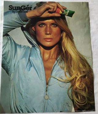 Coppertone Vintage Sexy Girl Advertising Poster Print 18.  5 " X15 " Sunger 1980s