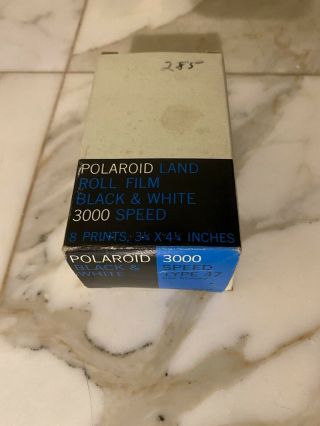 Vintage Polaroid 3000 Speed Land Picture Roll Black & White Expired Film Type 47