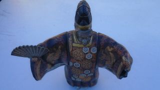 Asian Medicine Warrior Man Metal Statue